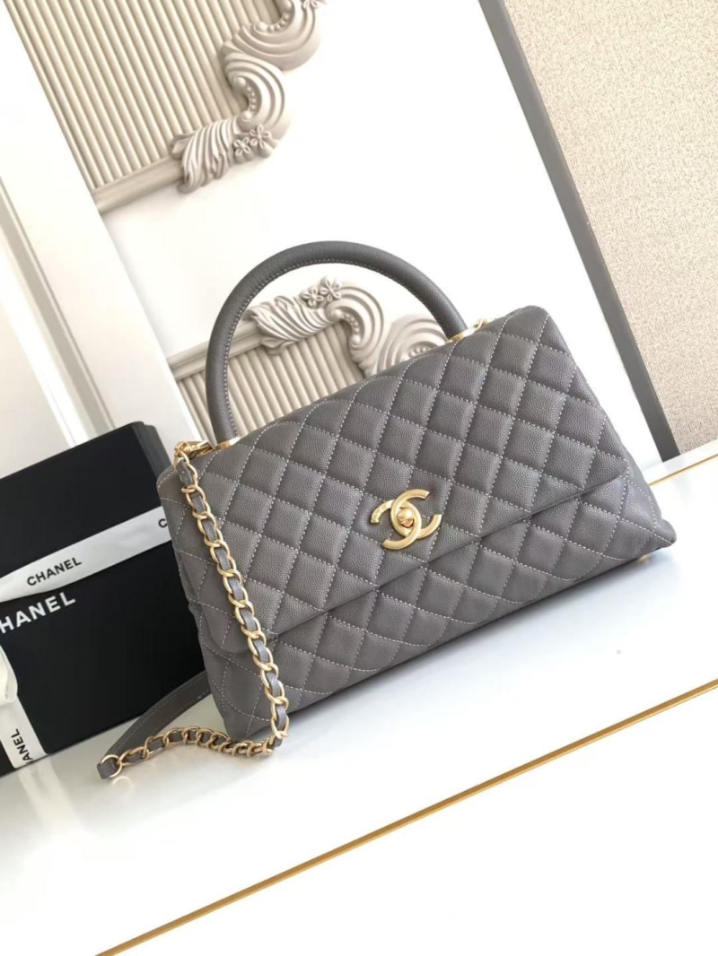 Ch**el top handle bags